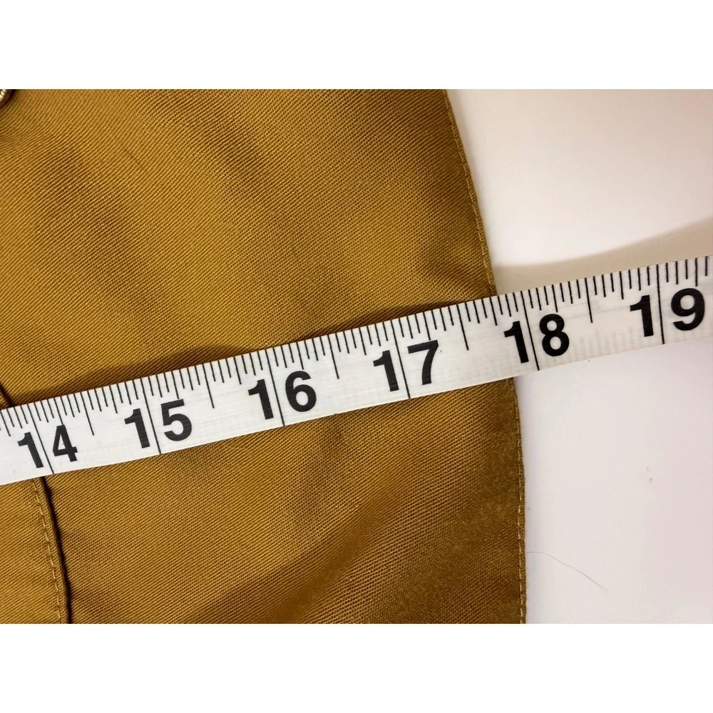 Designer Cropped Jacket Womens Size 3 Yellow Excellent Vintage 80s Crest Button‎